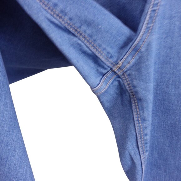 LN Susan Graver Jeans Jogger Pull On Pants Sz 24W Blue Tapered Medium Denim - Picture 4 of 9